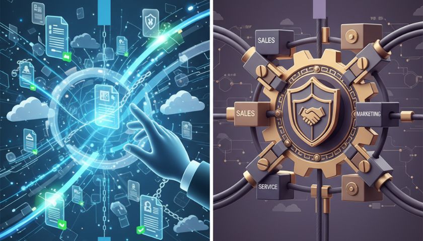 Deutliche Verbesserungen bei Dokumentenmanagement-Systemen – CRM-Lösungen entwickeln sich verhaltener