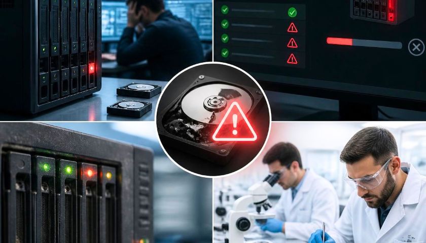 Backup erfolgreich, Wiederherstellung gescheitert Wenn das Sicherungs-NAS ausfällt
