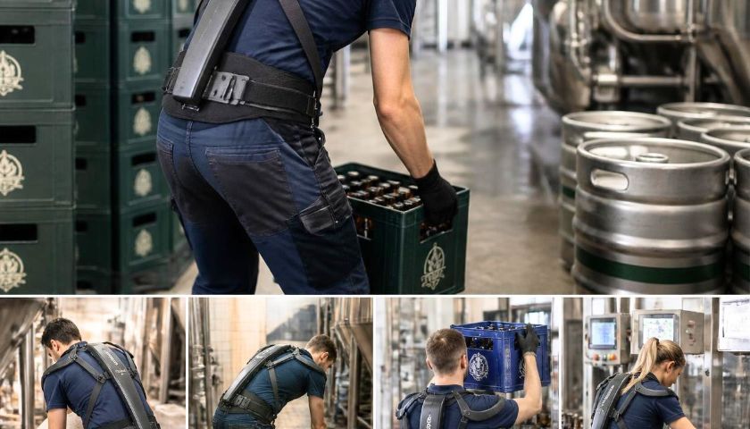 Rückenentlastung in Brauereien und Getränkeproduktion Wie Arbeitgeber körperlich belastende Arbeit gezielt erleichtern können